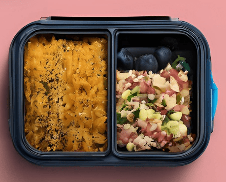 Almoço Nutri Mac & Frutas com Salada Tropical