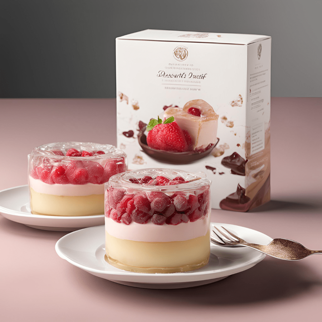 Pudim Gourmet Morango & Creme de Baunilha