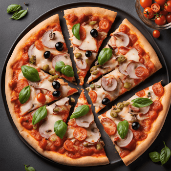 Pizza em Dobro Calabresa & Portuguesa Pizza em Dobro Calabresa & Portuguesa