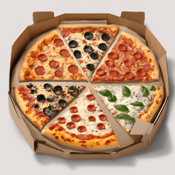 Pizza Mista Gourmet até 6 sabores