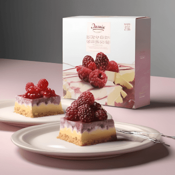 Cheesecake Gourmet Low Carb de Framboesa com Recheio de Creme de Baunilha Cheesecake Gourmet Low Carb de Framboesa com Recheio de Creme de Baunilha